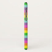 Modernes Rainbow-Heftskriptname Monogram Case-Mate iPhone Hülle (Hinten/Links)