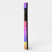 Modernes Rainbow-Muster iPhone Case (Hinten/Links)