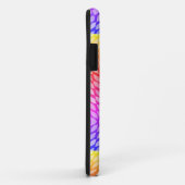 Modernes Rainbow-Muster iPhone Case (Hinten/Rechts)