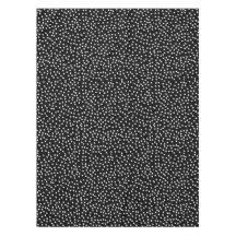 Modernes Random Polka Dot Muster Schwarz-Weiß