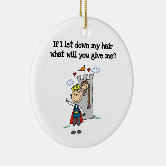 Modernes Rapunzel Keramik Ornament (Rechts)