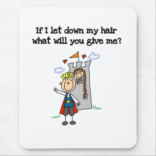 Modernes Rapunzel Mousepad