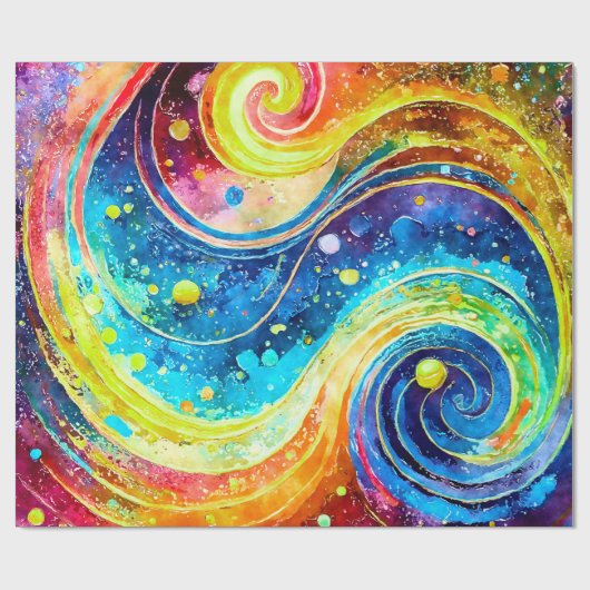 MODERNES RAUMDESIGN GESCHENKPAPIER (Flach)