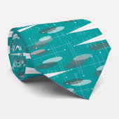 Modernes Raumzeitalter des Mittelalters Krawatte (Gerollt)