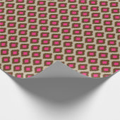 Modernes Raupenmuster Geschenkpapier (Ecke)