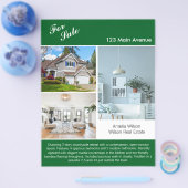 Modernes Real Anwesen Listing 2 Sided Flyer (Einzeln)