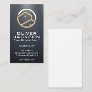 Modernes Real Anwesen Logo   BERUFLICH Visitenkarte