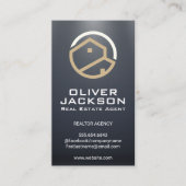 Modernes Real Anwesen Logo | BERUFLICH Visitenkarte (Vorderseite)