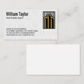 Modernes Real Anwesen Logo | GEBÄUDE Visitenkarte (Vorne/Hinten)