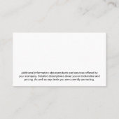 Modernes Real Anwesen Logo | Gold Metallic Visitenkarte (Rückseite)