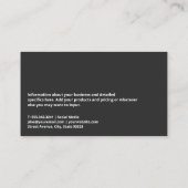 Modernes Real Anwesen Logo | Symbole für soziale M Visitenkarte (Rückseite)