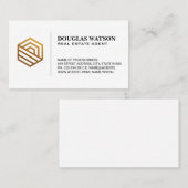 Modernes Real Anwesen Logo Visitenkarte (Vorne/Hinten)