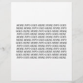 Modernes Real Anwesen Realtor zum Flyer (Hinten)