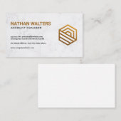 Modernes Real Anwesen Wohnlogo Terminkarte (Vorne/Hinten)