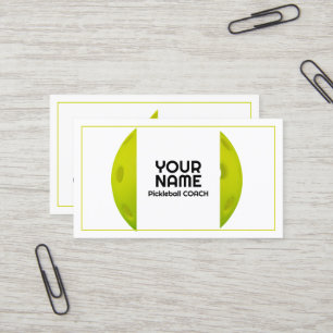 Modernes, realistisches Pickleback Visitenkarte