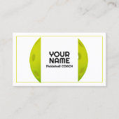 Modernes, realistisches Pickleback Visitenkarte (Vorderseite)