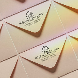 Modernes Reality-Anwesen-Werbelogo Gummistempel