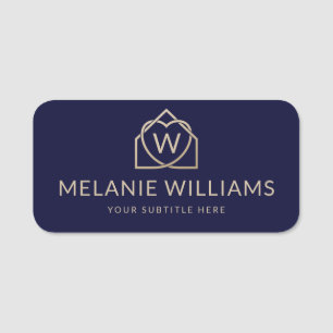 Modernes Reality-Anwesen-Werbelogo Namensschild