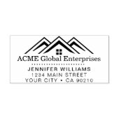 Modernes Reality-Anwesen-Werbelogo Permastempel (Design)