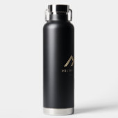 Modernes Reality-Anwesen-Werbelogo Trinkflasche (Vorderseite)