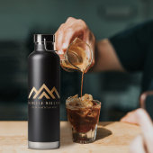 Modernes Reality-Anwesen-Werbelogo Trinkflasche