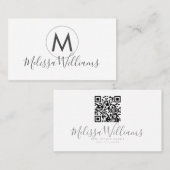 Modernes Realtor Business Card TEMPLATE mit QR Cod Visitenkarte (Vorne/Hinten)