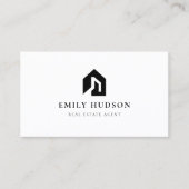 Modernes Realtor Elegant Visitenkarte (Vorderseite)