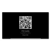 MODERNES REALTOR QR CODE Business Card MAGNET (Vorderseite)