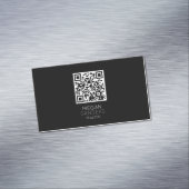 MODERNES REALTOR QR CODE Business Card MAGNET (Beispiel)