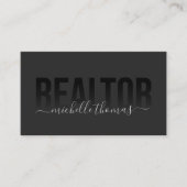 Modernes Realtor Real Anwesen Berufliches Foto Visitenkarte (Vorderseite)