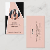 Modernes Realtor Real Anwesen Foto Visitenkarte (Vorne/Hinten)