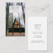 Modernes Realtor Real Anwesen Visitenkarte (Vorne/Hinten)