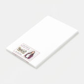 Modernes Realtor Watercolor House Post-it Klebezettel (angewinkelt)