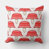 Modernes Red Mushroom Sofa Kissen Kissen Kissen (Vorderseite)