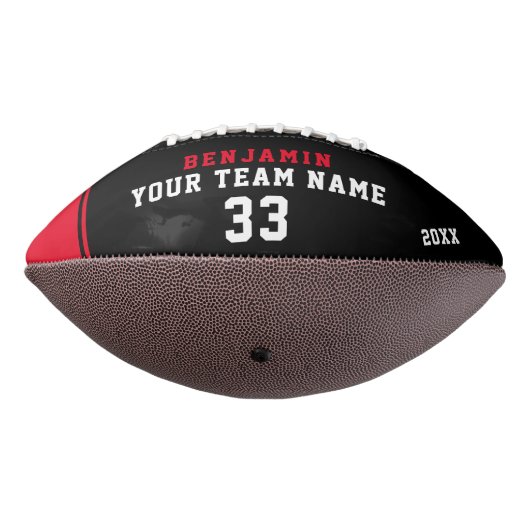 Modernes Red Player Number Team Foto Football (Gedreht 270)