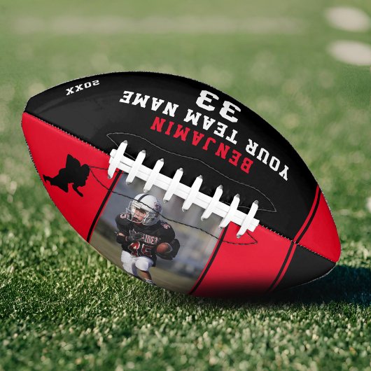 Modernes Red Player Number Team Foto Football