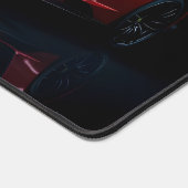 Modernes Red Sports Car Schreibtischunterlage (Ecke)
