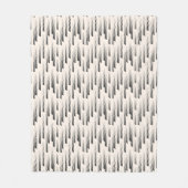 Modernes Regen-Muster Fleecedecke (Vorderseite)