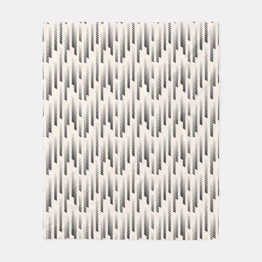 Modernes Regen-Muster Fleecedecke (Vorderseite)