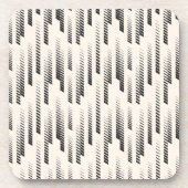 Modernes Regen-Muster Getränkeuntersetzer (Vorderseite)