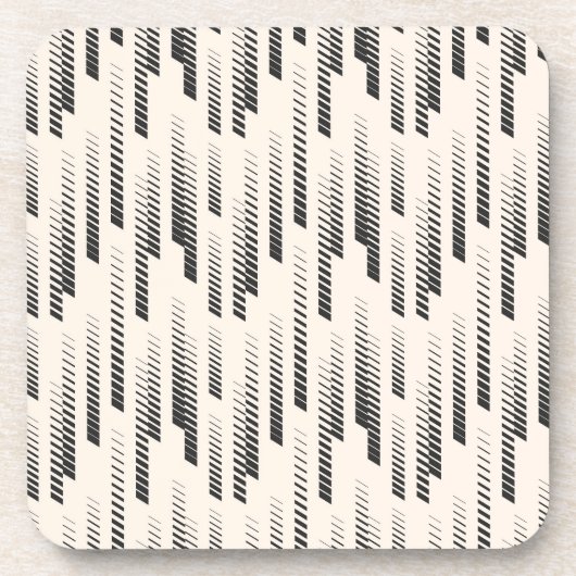 Modernes Regen-Muster Getränkeuntersetzer (Vorderseite)