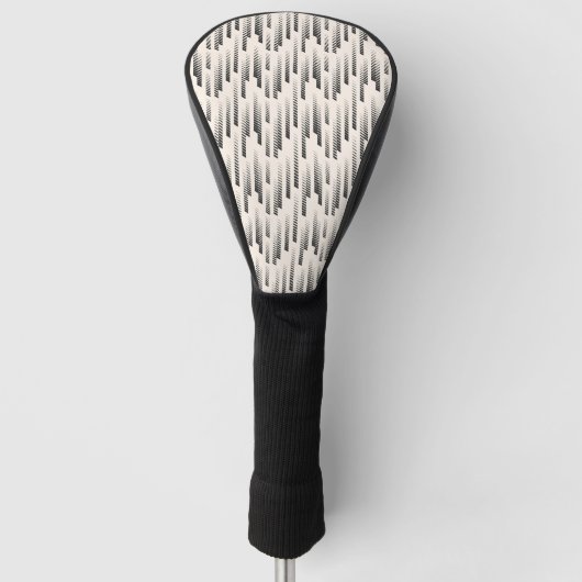 Modernes Regen-Muster Golf Headcover (Vorderseite)