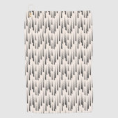 Modernes Regen-Muster Golfhandtuch (Vorderseite)