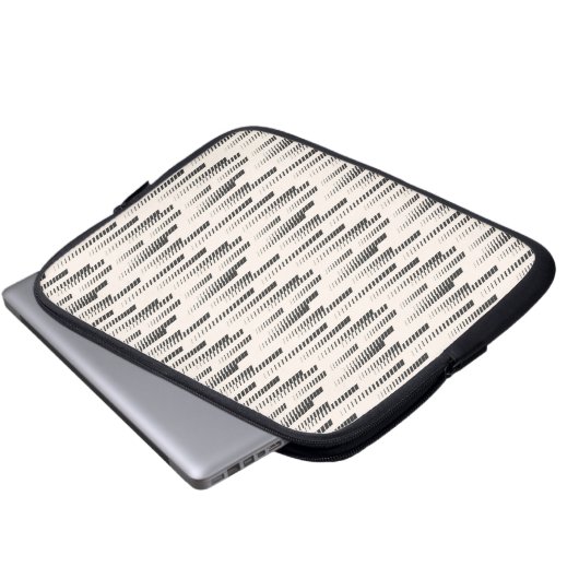 Modernes Regen-Muster Laptopschutzhülle (Vorne Knopf)