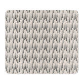 Modernes Regen-Muster Schneidebrett (Vorderseite)