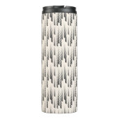 Modernes Regen-Muster Thermosbecher (Rückseite)