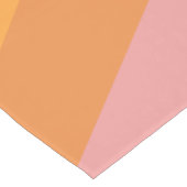 Modernes Regenbogen-Diagonal-Streifen Geometrische Kurzer Tischläufer (Ecke)