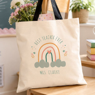 Modernes Regenbogen-Geschenk zur Würdigung des bes Tragetasche