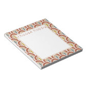 Modernes Regenbogendesign Notepad Notizblock (angewinkelt)
