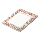 Modernes Regenbogendesign Notepad Notizblock (Rotiert)